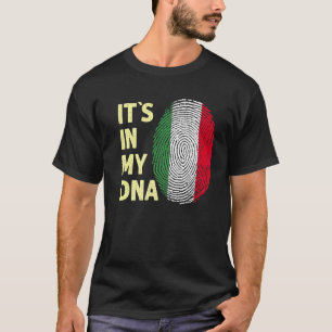 Italien i mitt italienska Flagga Team Italia T Shirt