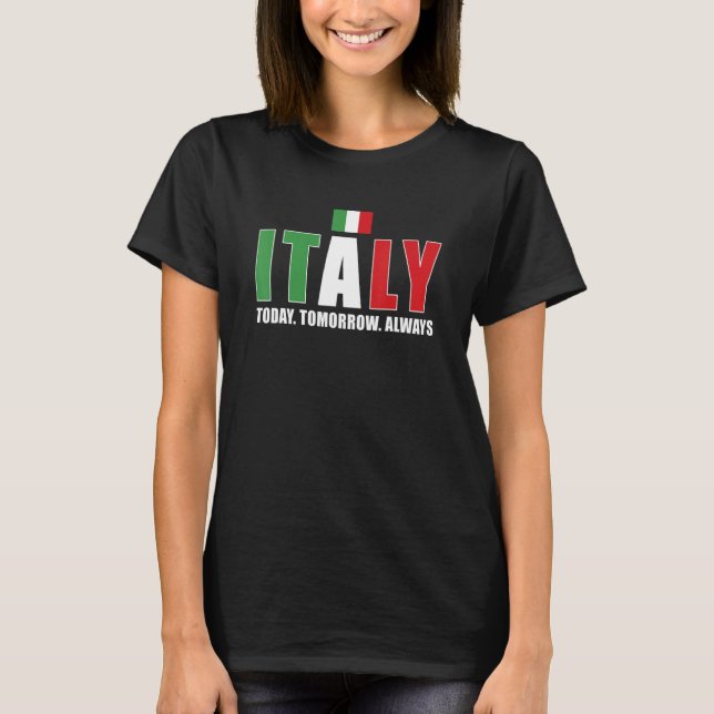 Italien i morgon Italien Rugby T Shirt (Framsida)