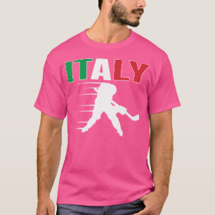 Italien Ice Hockey Fläkt Jersey Italy Hockey Team T Shirt