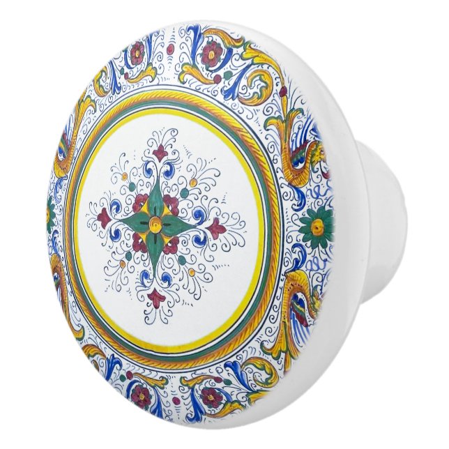 Italien Intricate Blommigt Motif-kabinettfack för  Knopp (Höger)