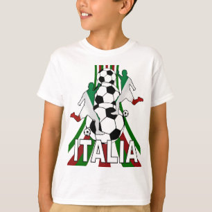 Italien italia, fotbollfotboll aa t-shirt
