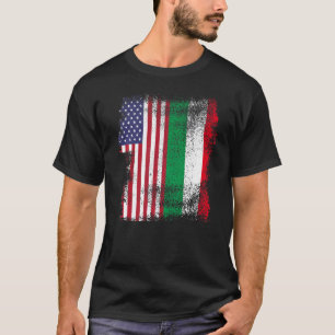 Italien Italia Italia American Flagga Vintage Prid T Shirt