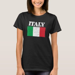 Italien Italia Italia Flagga Home Pride Italiano D T Shirt
