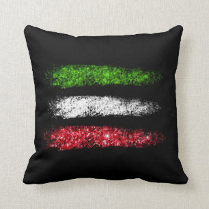 *~* ITALIEN ITALIA ITALIAN Simple Abstrakt Flagga Kudde