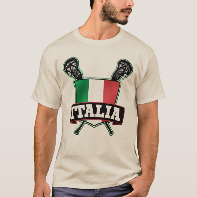 Italien Italia Lacrosse Tröja (Framsida)