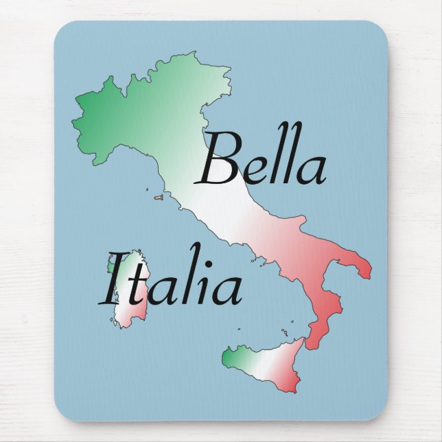 Italien - Italia Mousepad Musmatta (Framsidan)