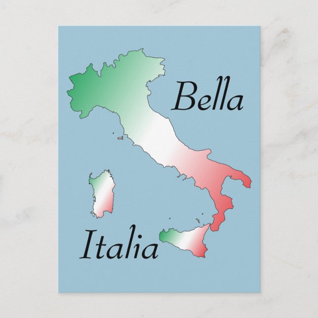 Italien - Italia Postkarte Vykort (Framsida)