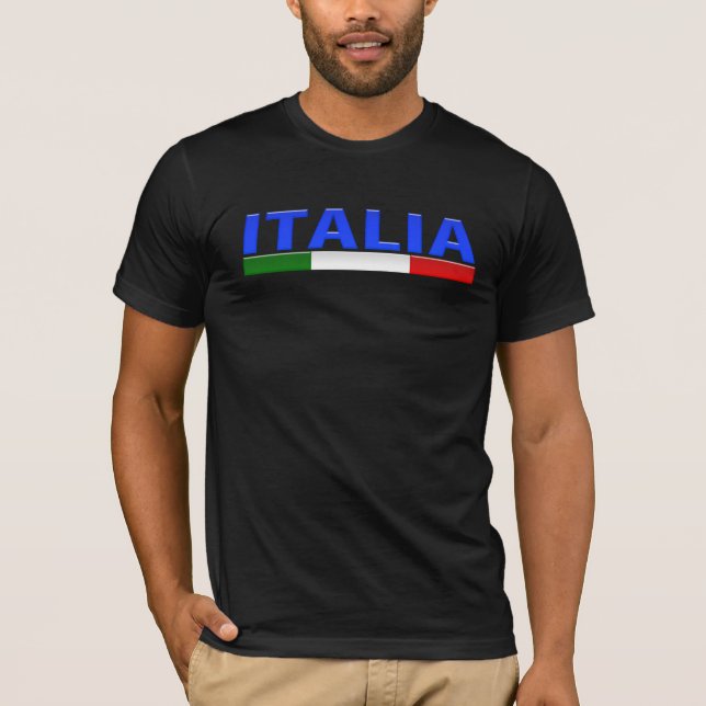 Italien Italia Tee Manar (Framsida)