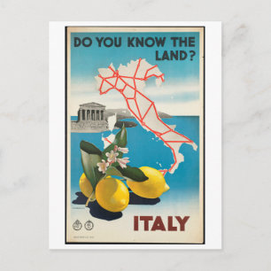 Italien - Italia vintage resoraffisch Vykort
