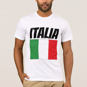 ITALIEN ITALIAN FLAGGA T-Shirts