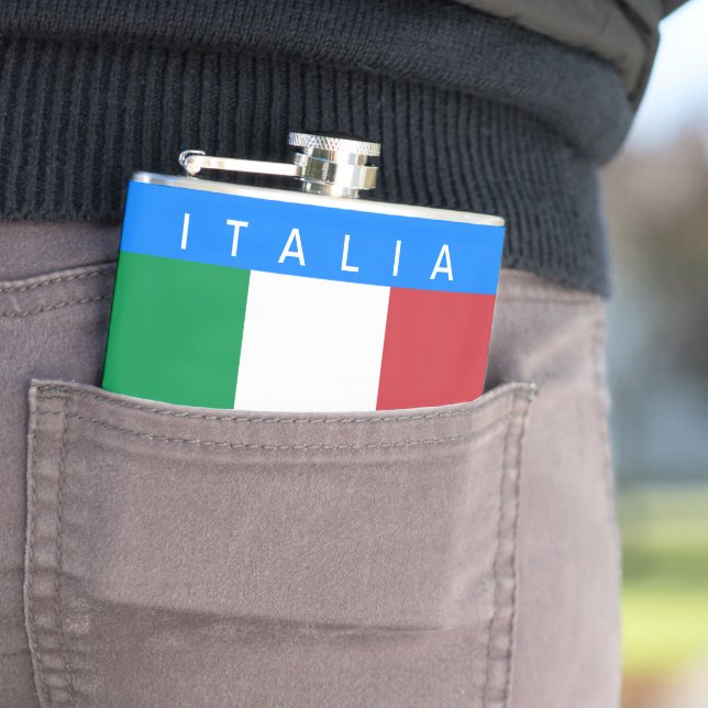 Italien - italiensk flagga fickplunta (In Situ)