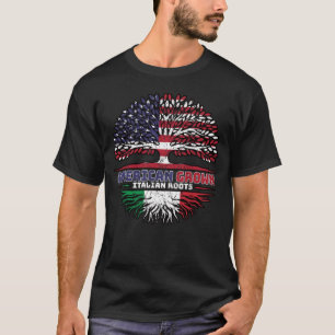 Italien Italiensk USA Amerikansk USA Amerikas före T Shirt