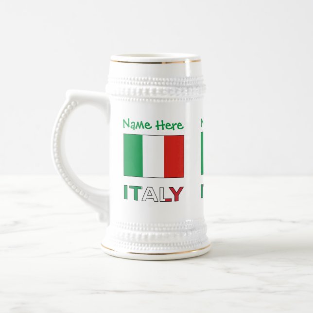 Italien Italienska Flagga Grön Personalisering  Sejdel (Vänster)