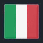 Italien (italienska) Flagga Magnet<br><div class="desc">Anpassade World Flagga Products ( i världen) - Lägg gärna till din egen text.</div>