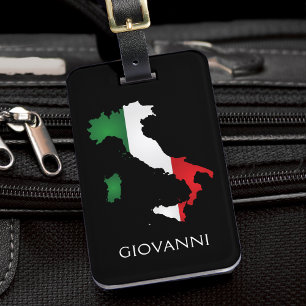Italien Italienska Flagga Red White Grönt Italia K Bagagebricka
