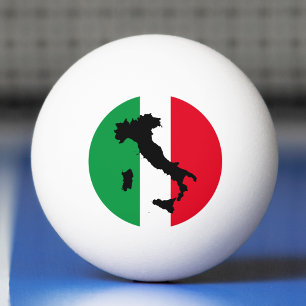 Italien Italienska Flagga Red White Grönt Italia K Pingisboll
