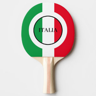 Italien Italienska Flagga Red White Grönt Italia Pingisracket
