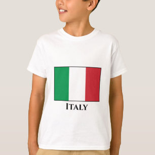 Italien (italienska) Flagga T Shirt