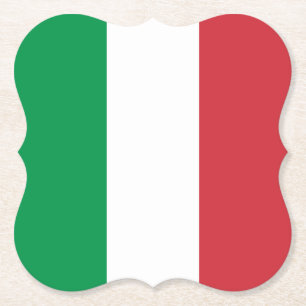 Italien (italienska) Flagga Underlägg Papper