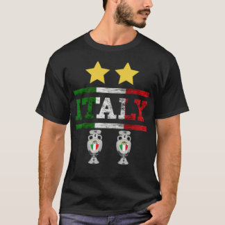 Italien Italienska fotbollsmatchen tävlar om sin e T Shirt
