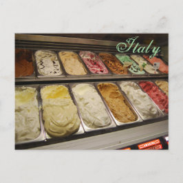 Italien Italienska Gelato Vykort