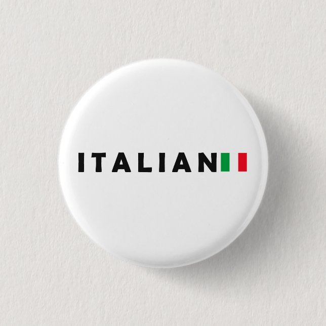 Italien italienska, I kärlek Italien Knapp (Framsida)