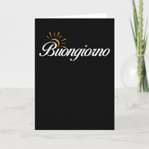 Italien Italienska Sayed Bra Morgon Italienska Kort