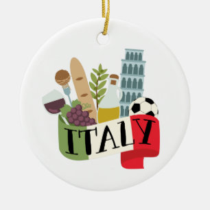 Italien Julgransprydnad Keramik