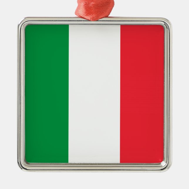 Italien Julgransprydnad Metall (Framsidan)
