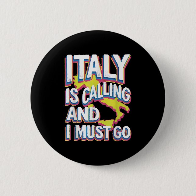 Italien kallar resekonst knapp (Framsida)