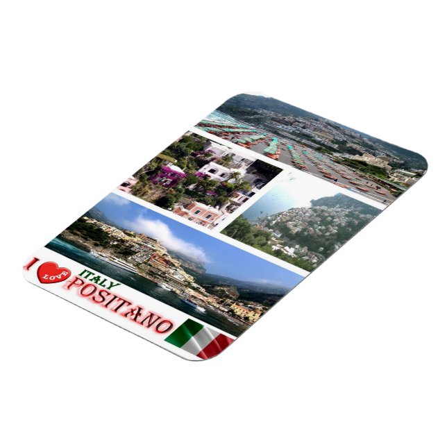 Italien - Kampanien - Amalfi Kusten - Positano - Magnet (Vänstra Sidan)