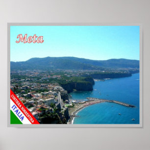 Italien - Kampanien - Amalfi Kusten - Poster