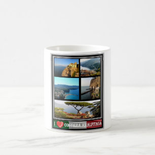 Italien - Kampanien - Amalfikusten - Jag älskar - Kaffemugg