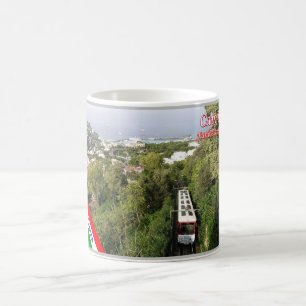 Italien - Kampanien - Capri - Funikulär - Kaffemugg