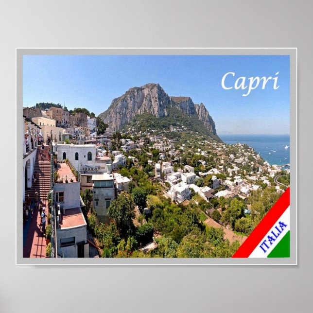 Italien - Kampanien - Capri - Poster (Framsidan)