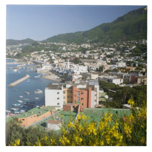 ITALIEN, Kampanien, (Napelbukten), ISCHIA, LACCO Kakelplatta