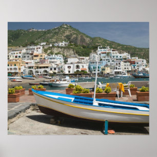 ITALIEN, Kampanien, (Napelbukten), ISCHIA, Poster