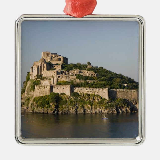 ITALIEN, Kampanien, Napolibukten), ISCHIA, 2 Julgransprydnad Metall (Framsidan)