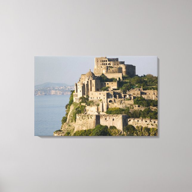ITALIEN, Kampanien, Napolibukten), ISCHIA, Canvastryck (Framsida)