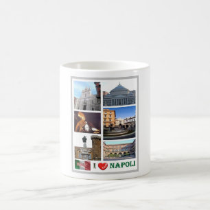 Italien - Kampanien - Neapel - I Kärlek - Kaffemugg