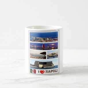 Italien - Kampanien - Neapel - I Kärlek - Kaffemugg