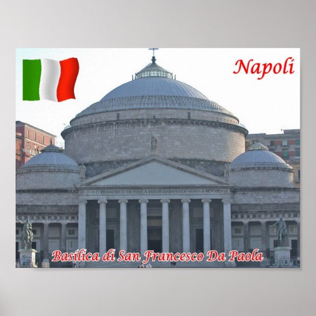Italien - Kampanien - Neapel - Poster (Framsidan)