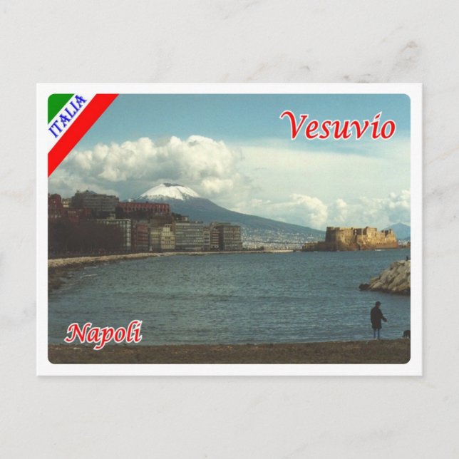 Italien - Kampanien - Neapel - Vesuvio - Vykort (Framsida)