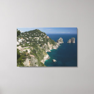 ITALIEN, Kampanien, (Neapelbukten), CAPRI: Canvastryck