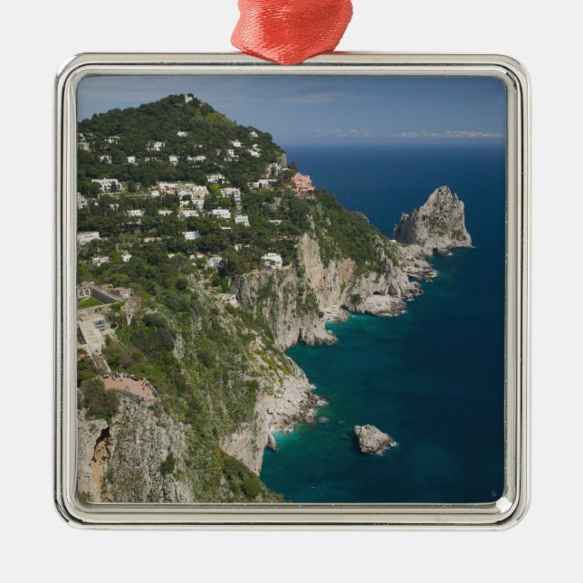 ITALIEN, Kampanien, (Neapelbukten), CAPRI: Julgransprydnad Metall (Framsidan)