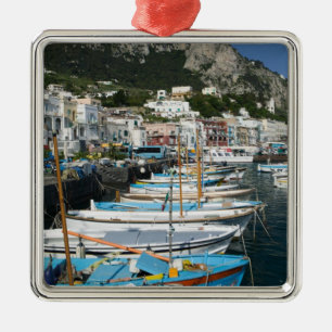 ITALIEN, Kampanien, (Neapelbukten), CAPRI: Marina Julgransprydnad Metall