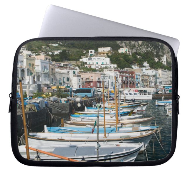 ITALIEN, Kampanien, (Neapelbukten), CAPRI:Marina Laptop Fodral (Framsidan)