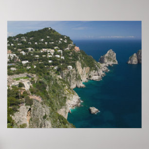 ITALIEN, Kampanien, (Neapelbukten), CAPRI: Poster