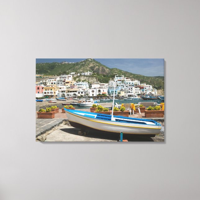 ITALIEN, Kampanien, (Neapelbukten), ISCHIA Canvastryck (Framsida)
