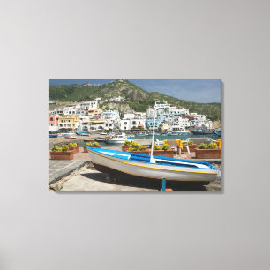 ITALIEN, Kampanien, (Neapelbukten), ISCHIA, Canvastryck